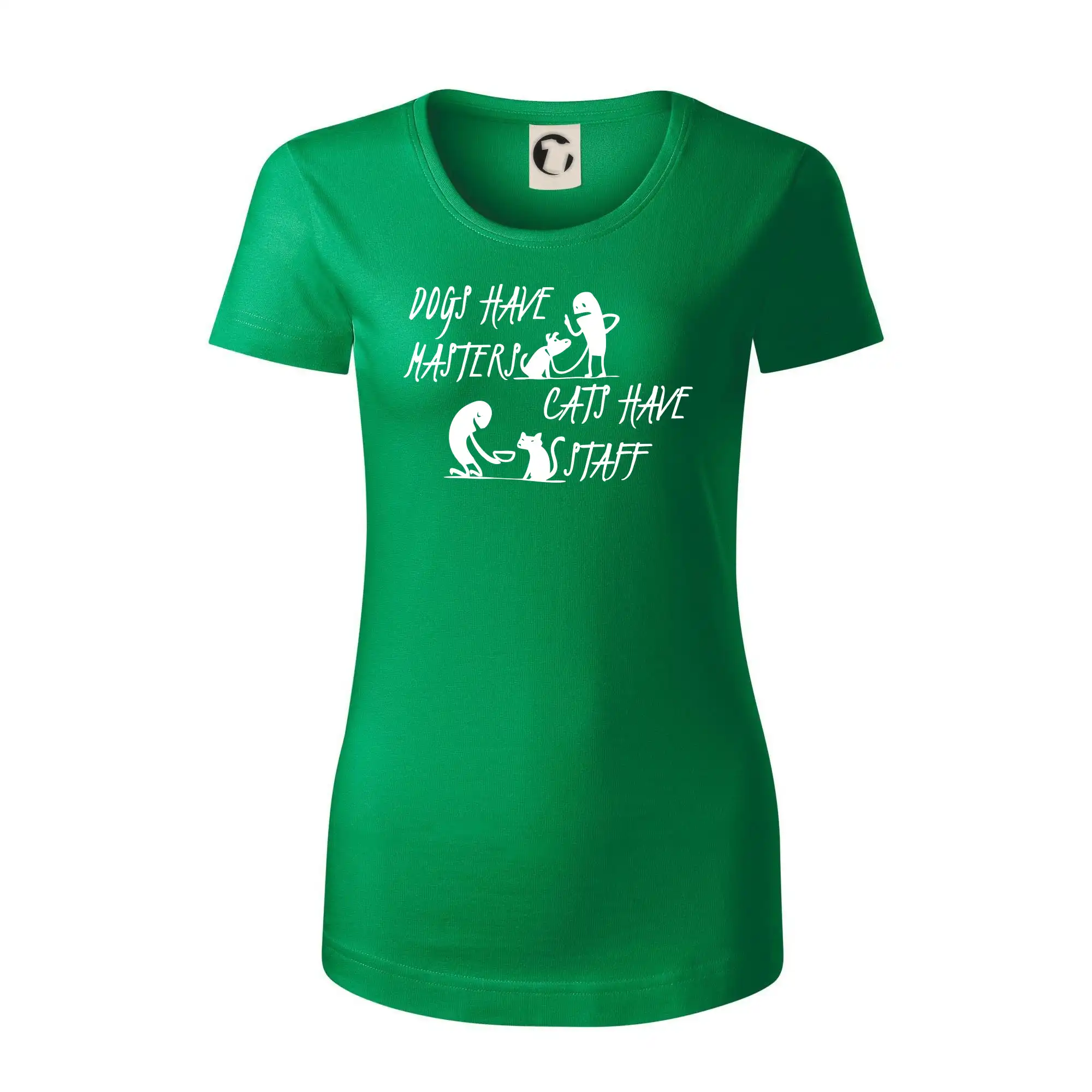 Dogs have masters, cats have staff