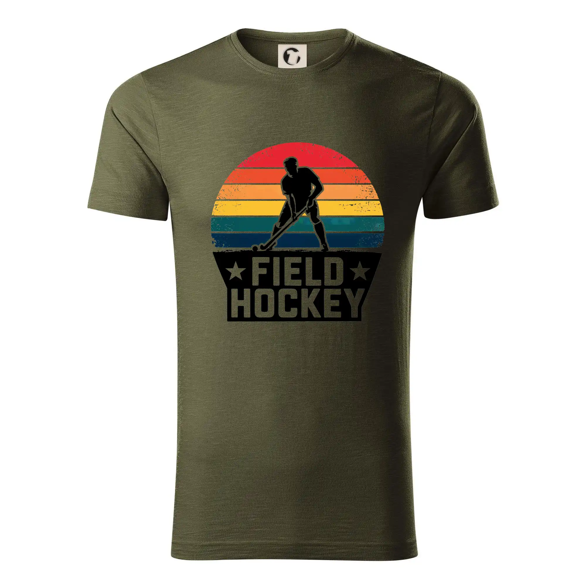 Ostatné športy - Field hockey vintage kruh - Tričko z organickej bavlny