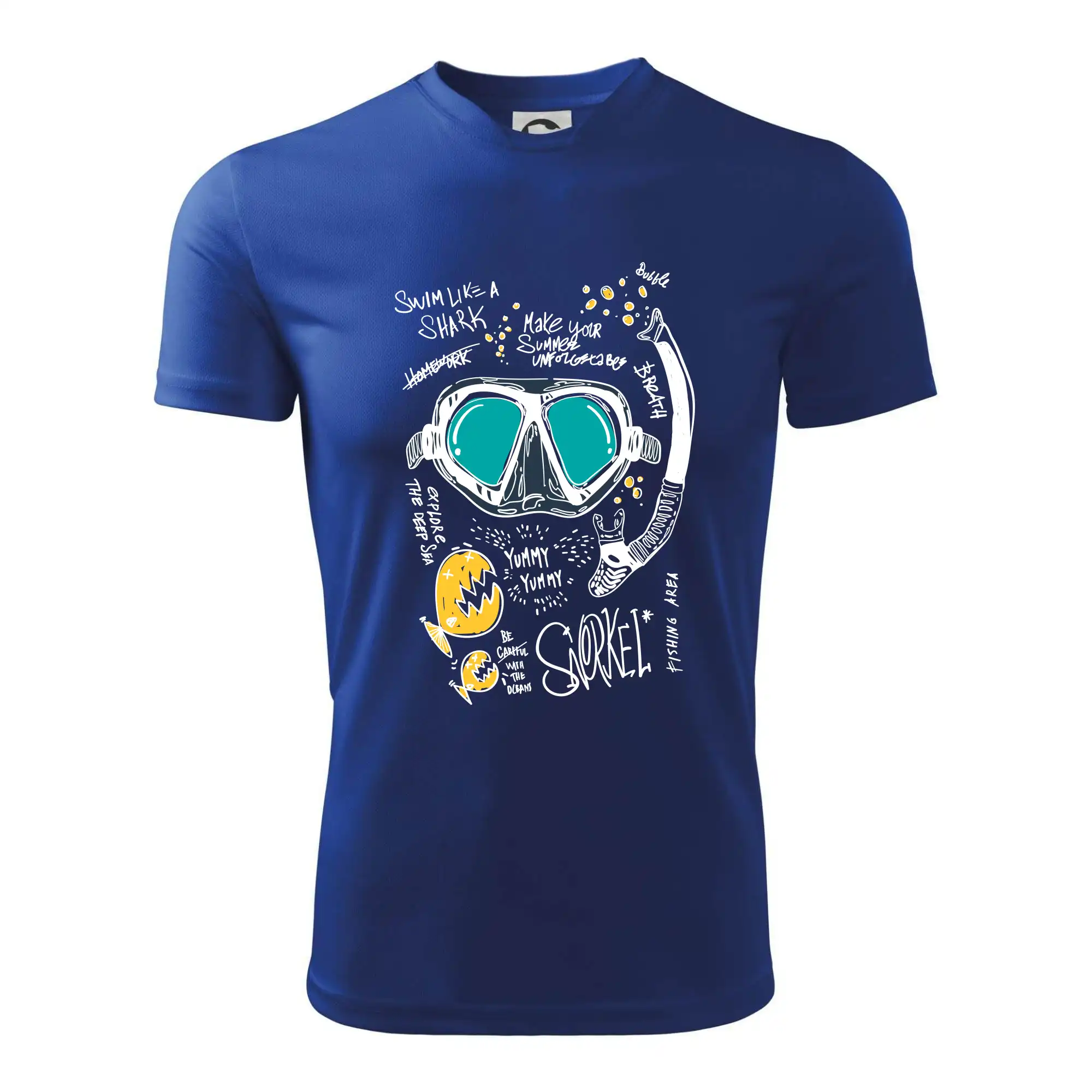 Potapěčské brýle text