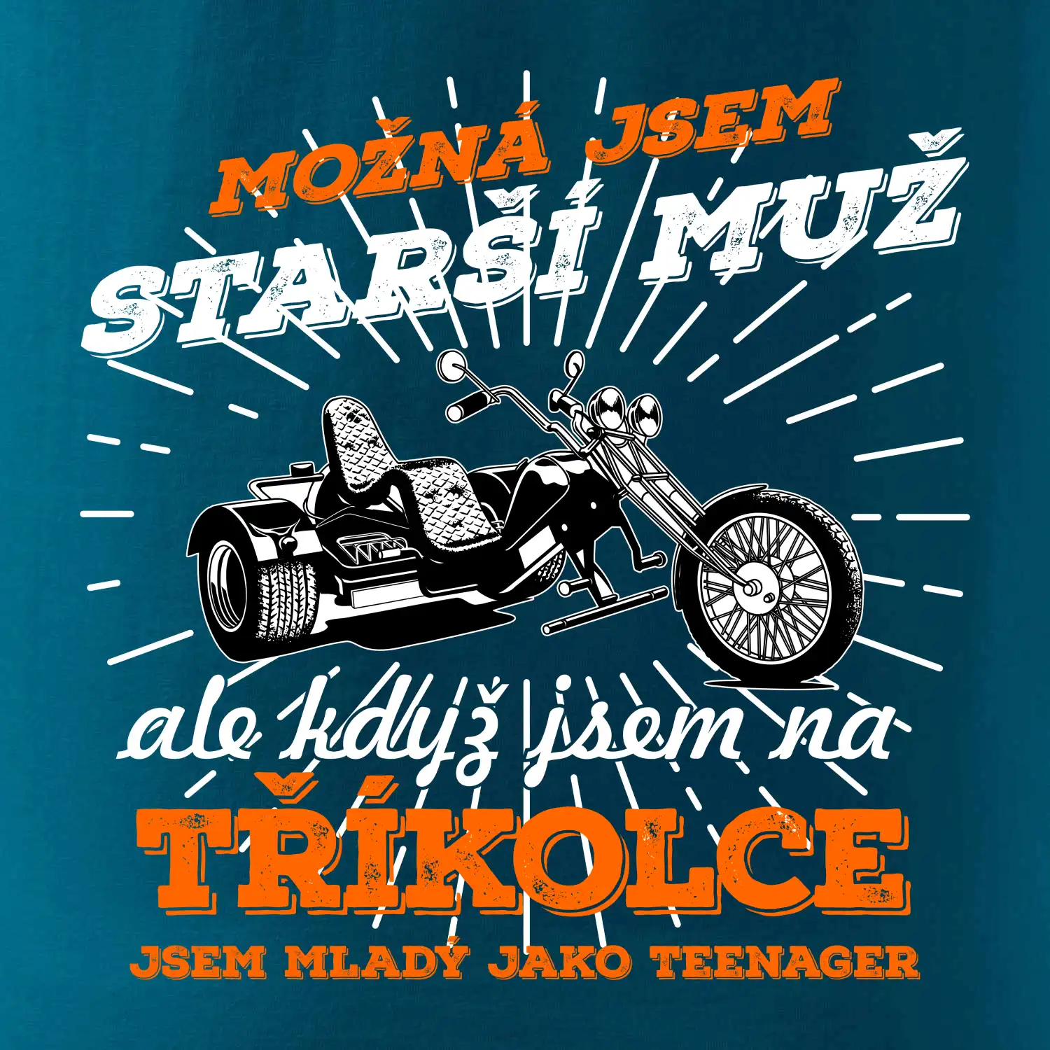 Možná jsem starší muž - tříkolka