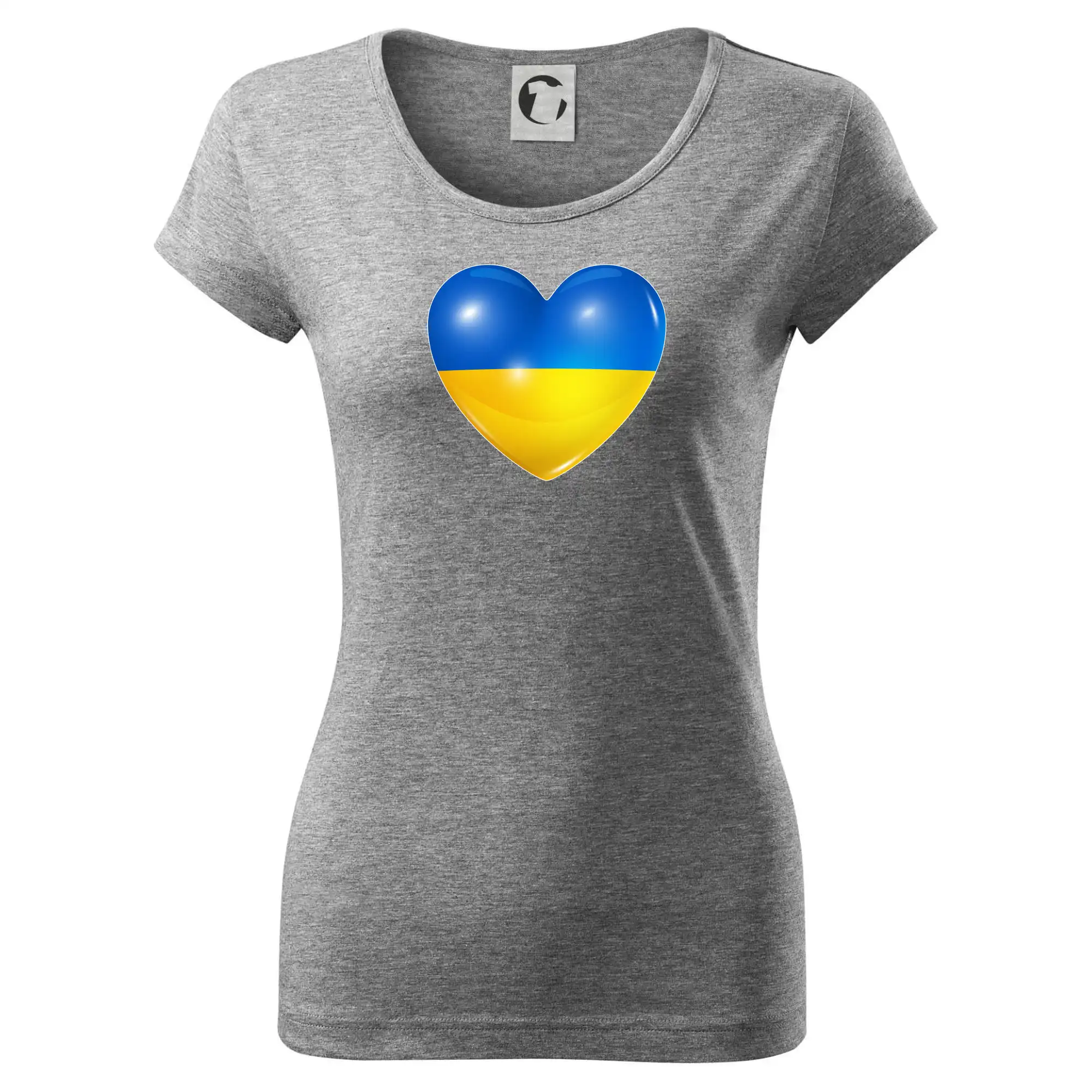 Ukrajina srdce vlajka