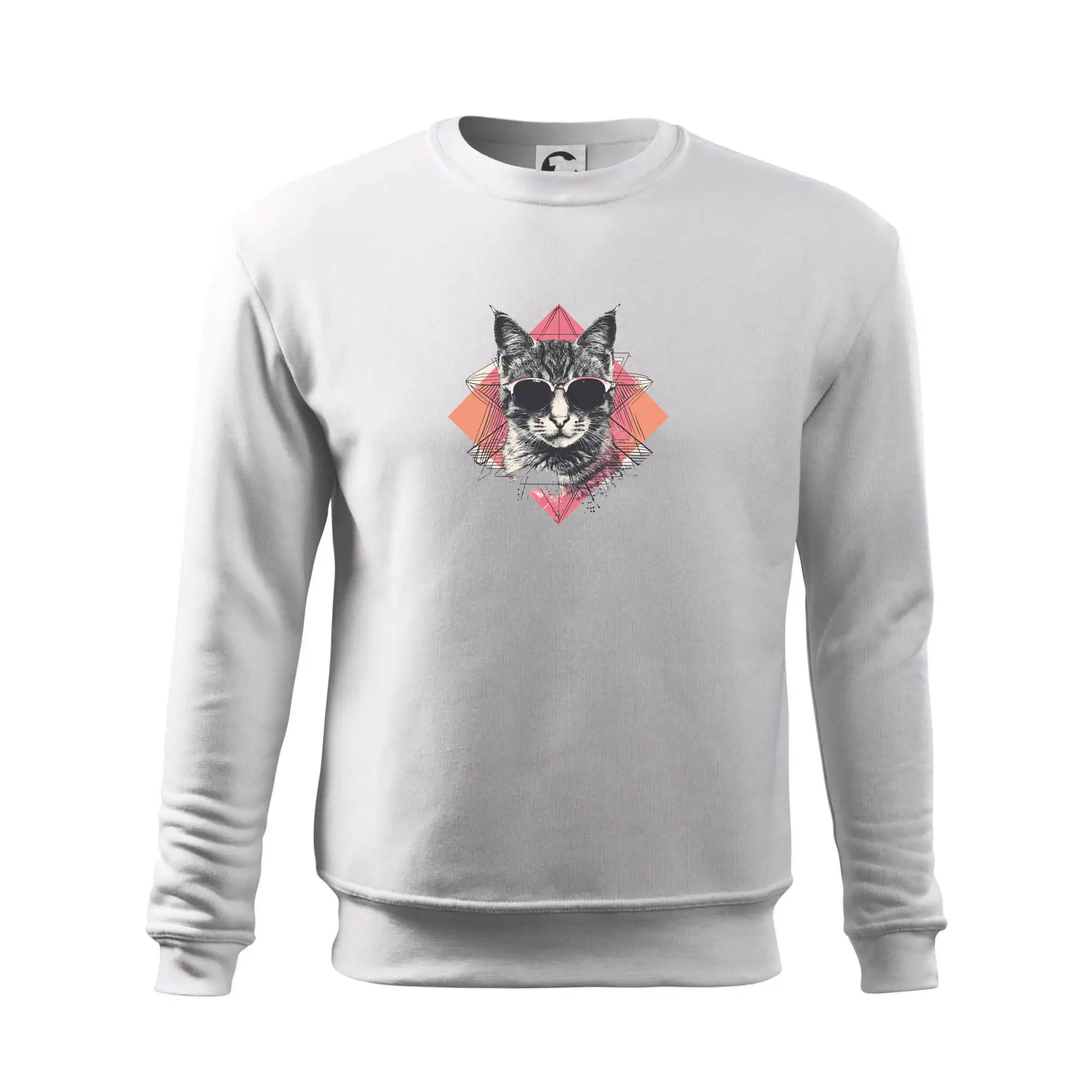 Kočka umělkyně s brýlemi