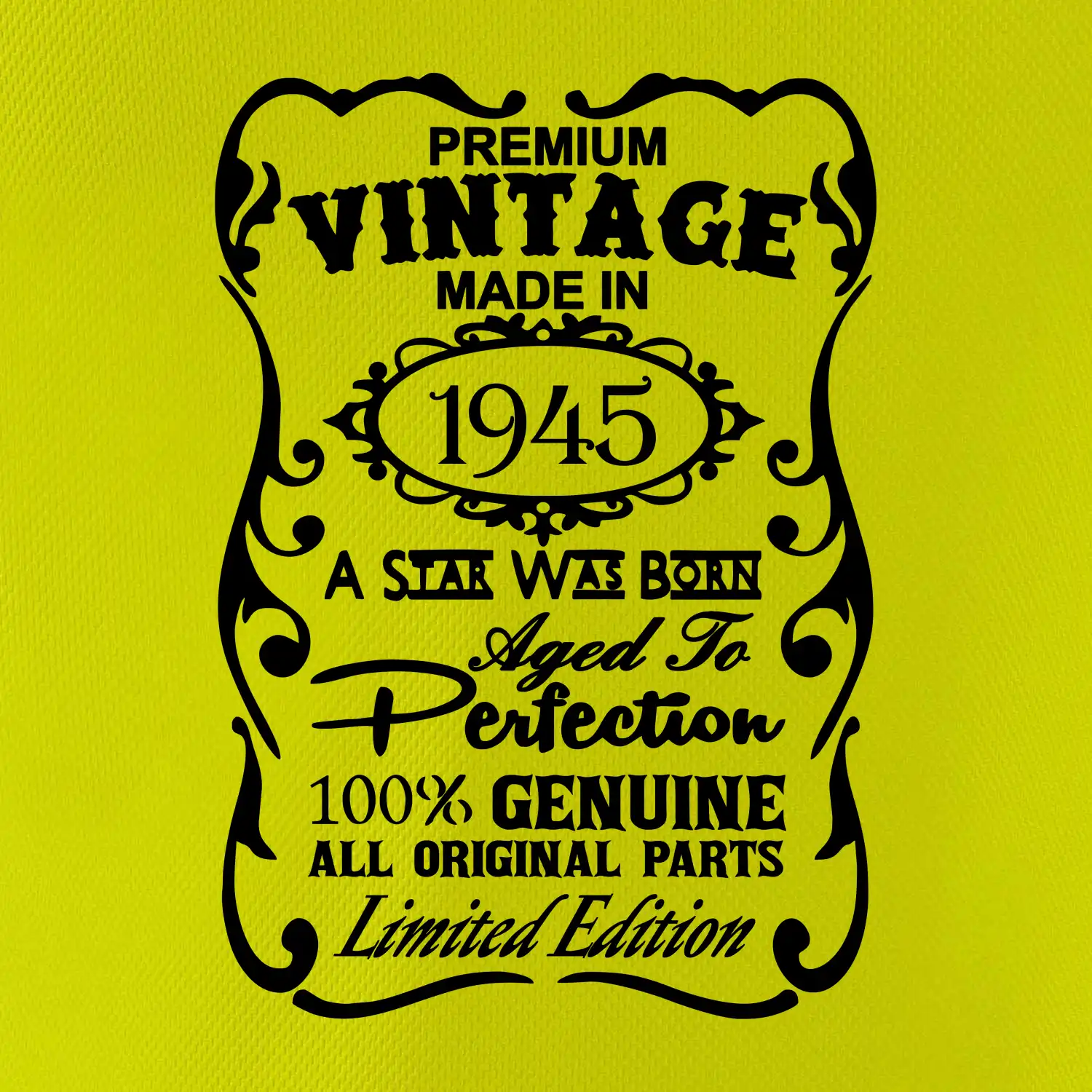 Vintage Etiketa - 1945