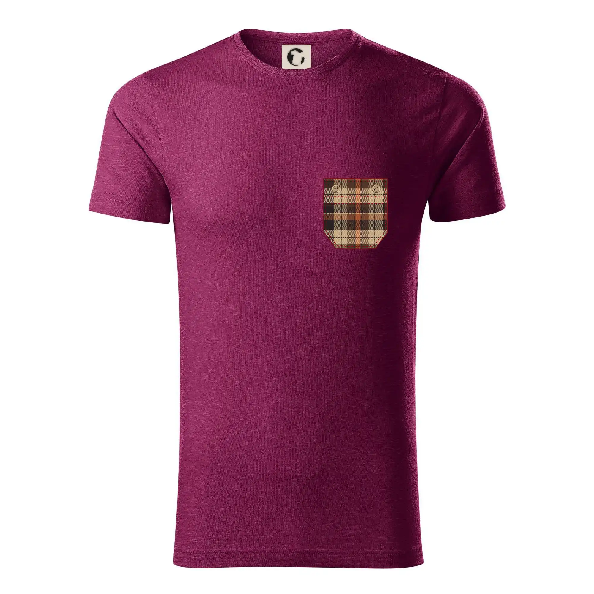 Flanelové triko hnědé