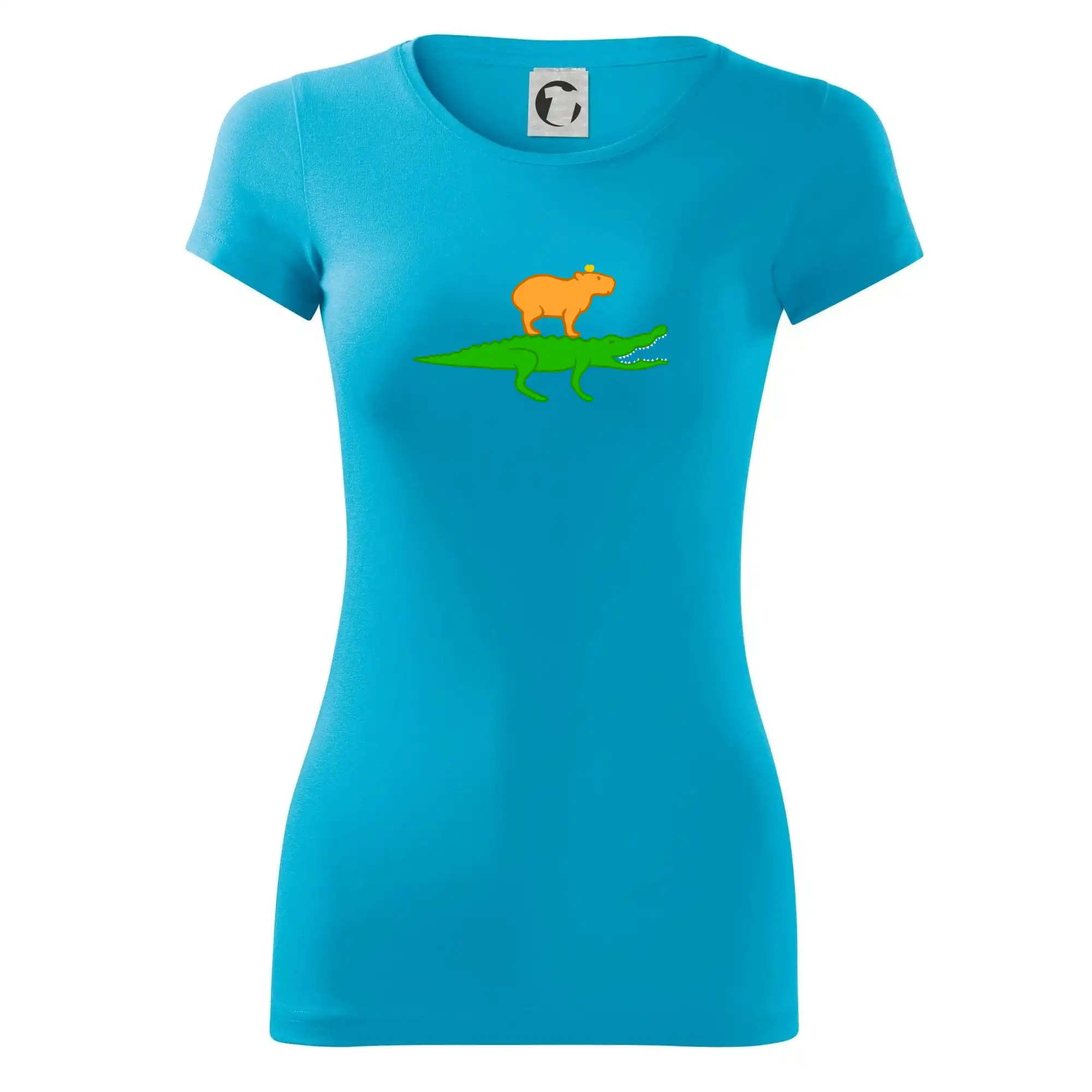 Kapybara na krokodýlovi (Moňas)