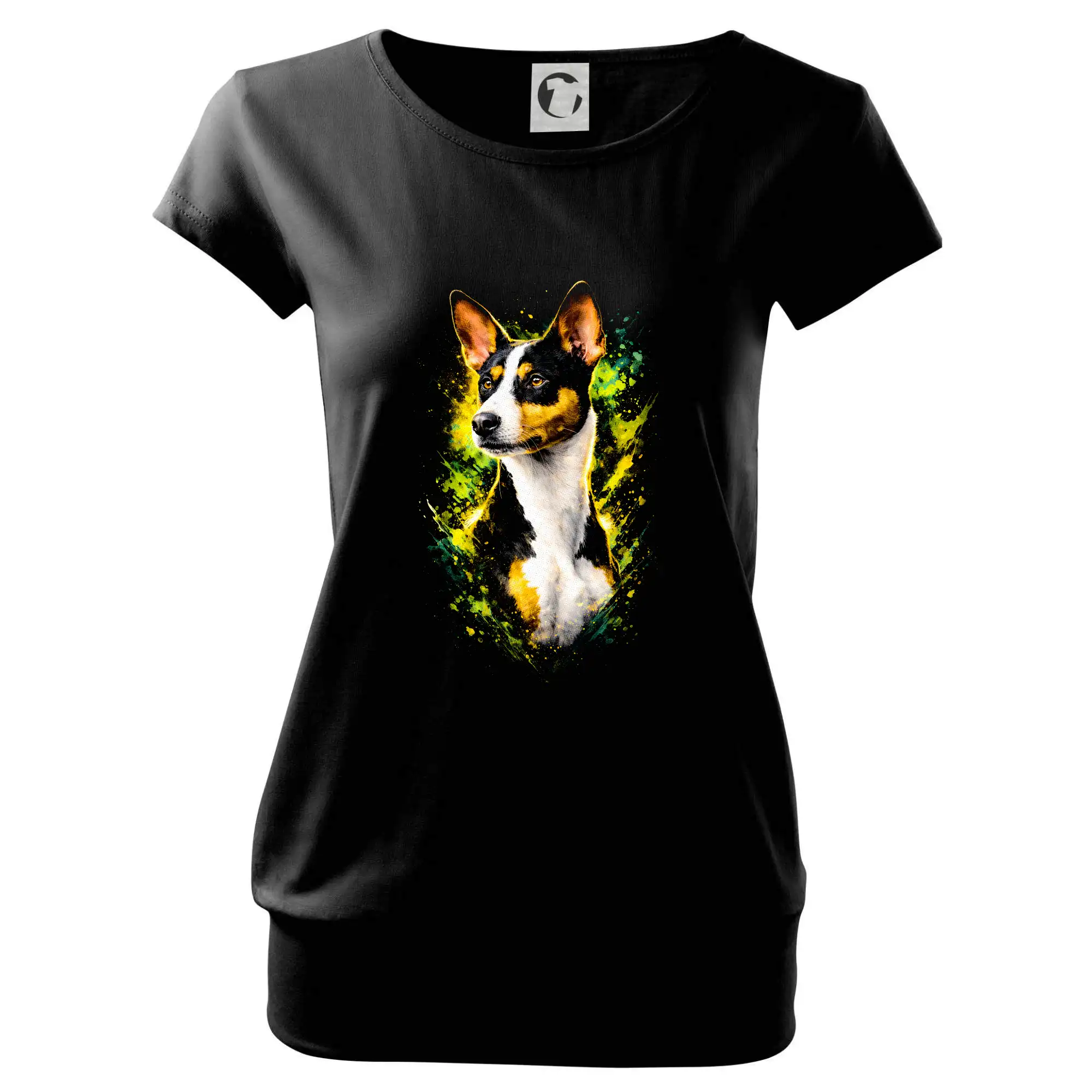 Obrázek polotón Basenji hlava