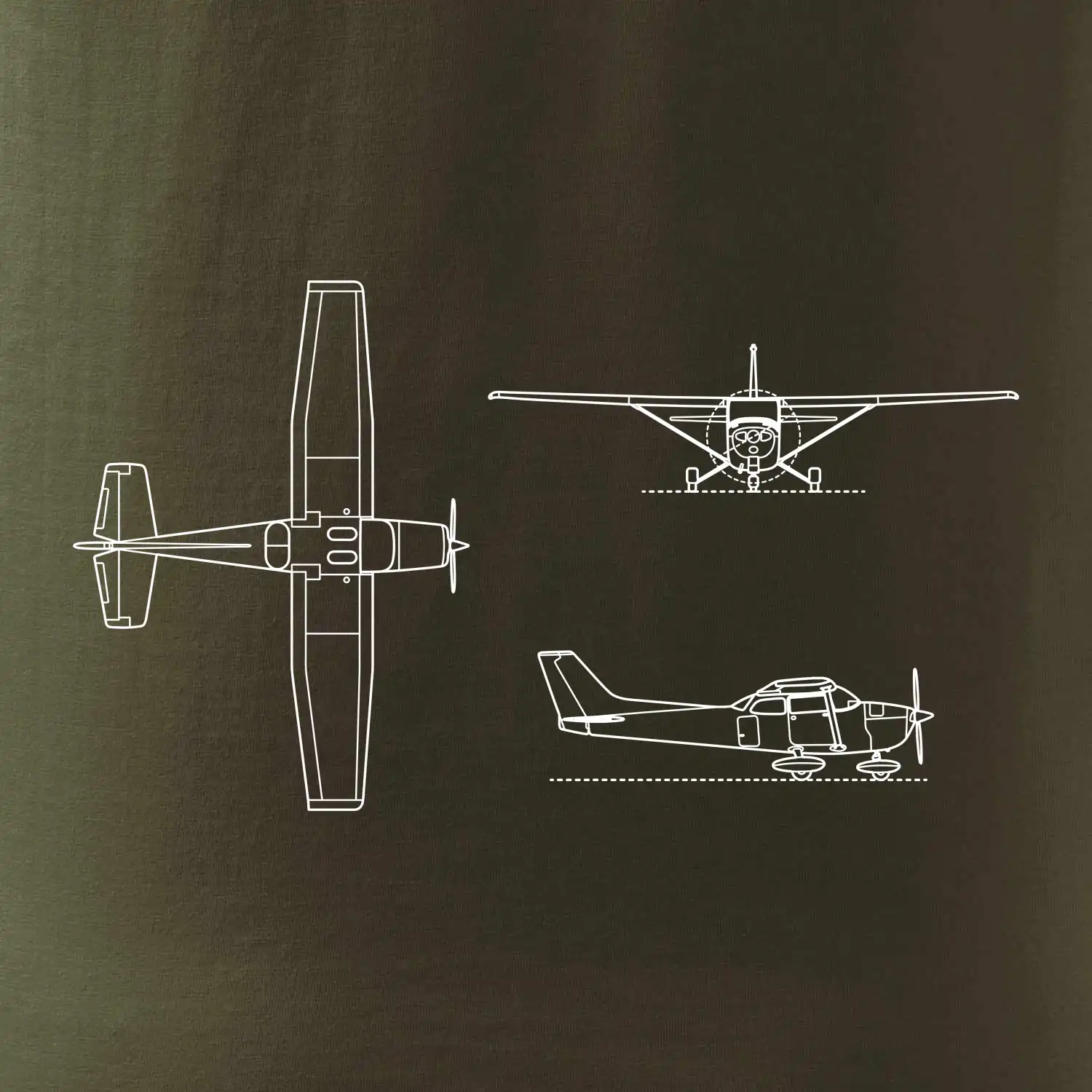 Obrys Cessna 172 Skyhawk