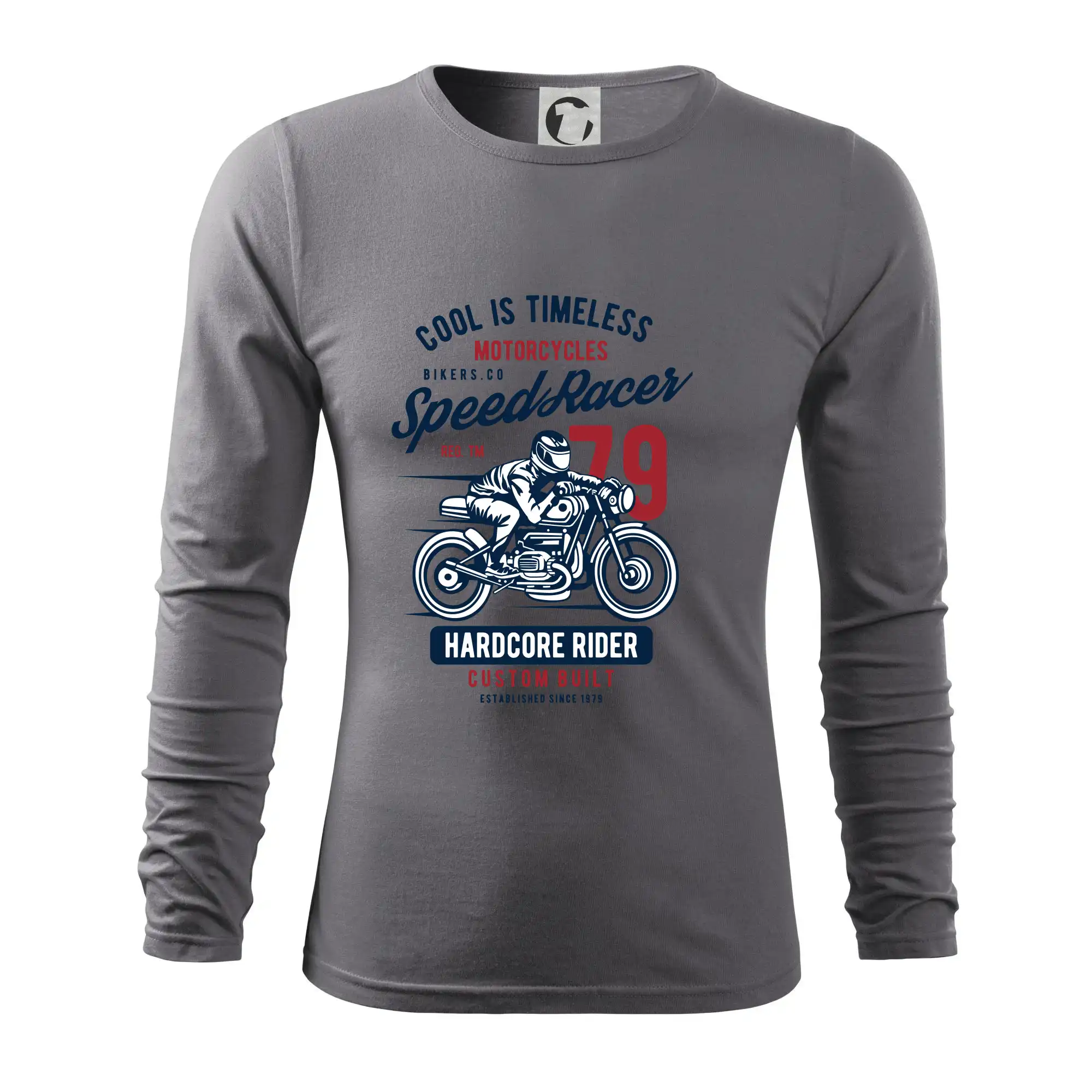 Tričká a mikiny s potlačou motoriek – pre pravých motorkárov - Speed Racer Motorcycles - Tričko s dlhým rukávom FIT-T long sleeve