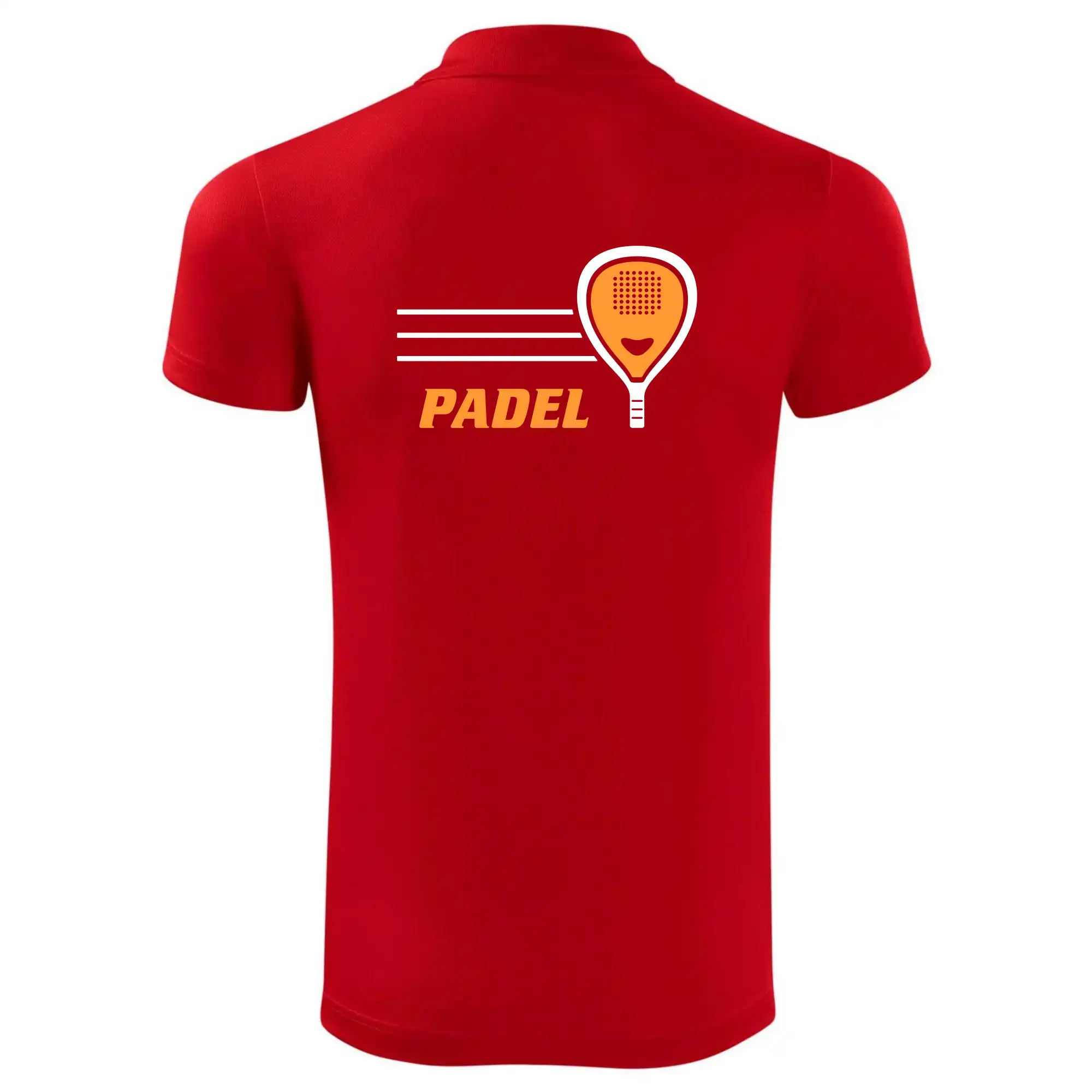 Padel - oranžová raketa