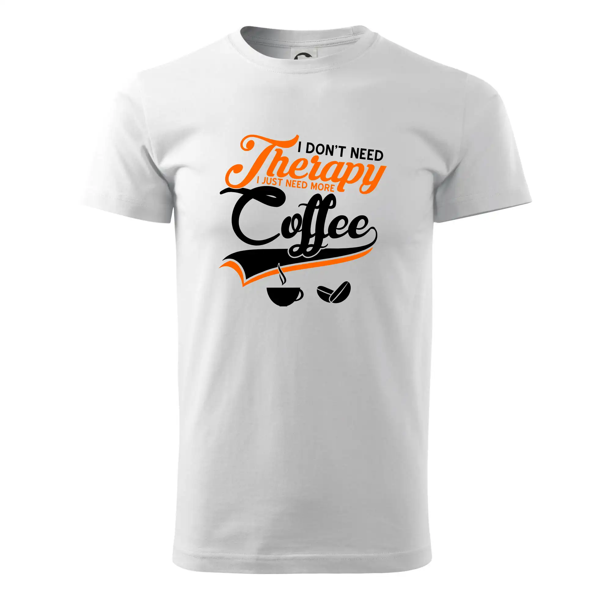 Motívy pre baristu a milovníkov kávy - I don't need therapy coffee - Pánske tričko nižšej gramáže