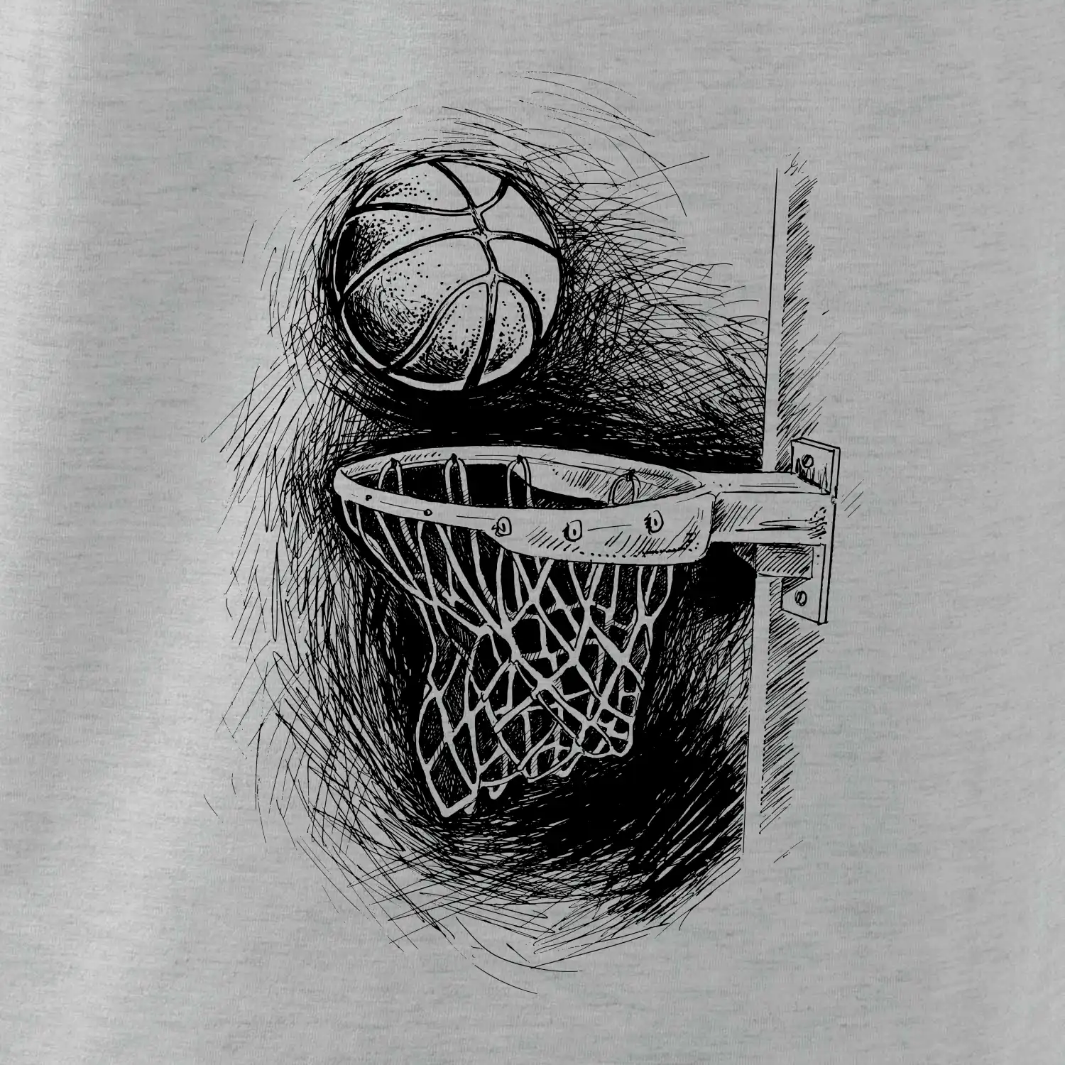 Basketball - kresba tužkou