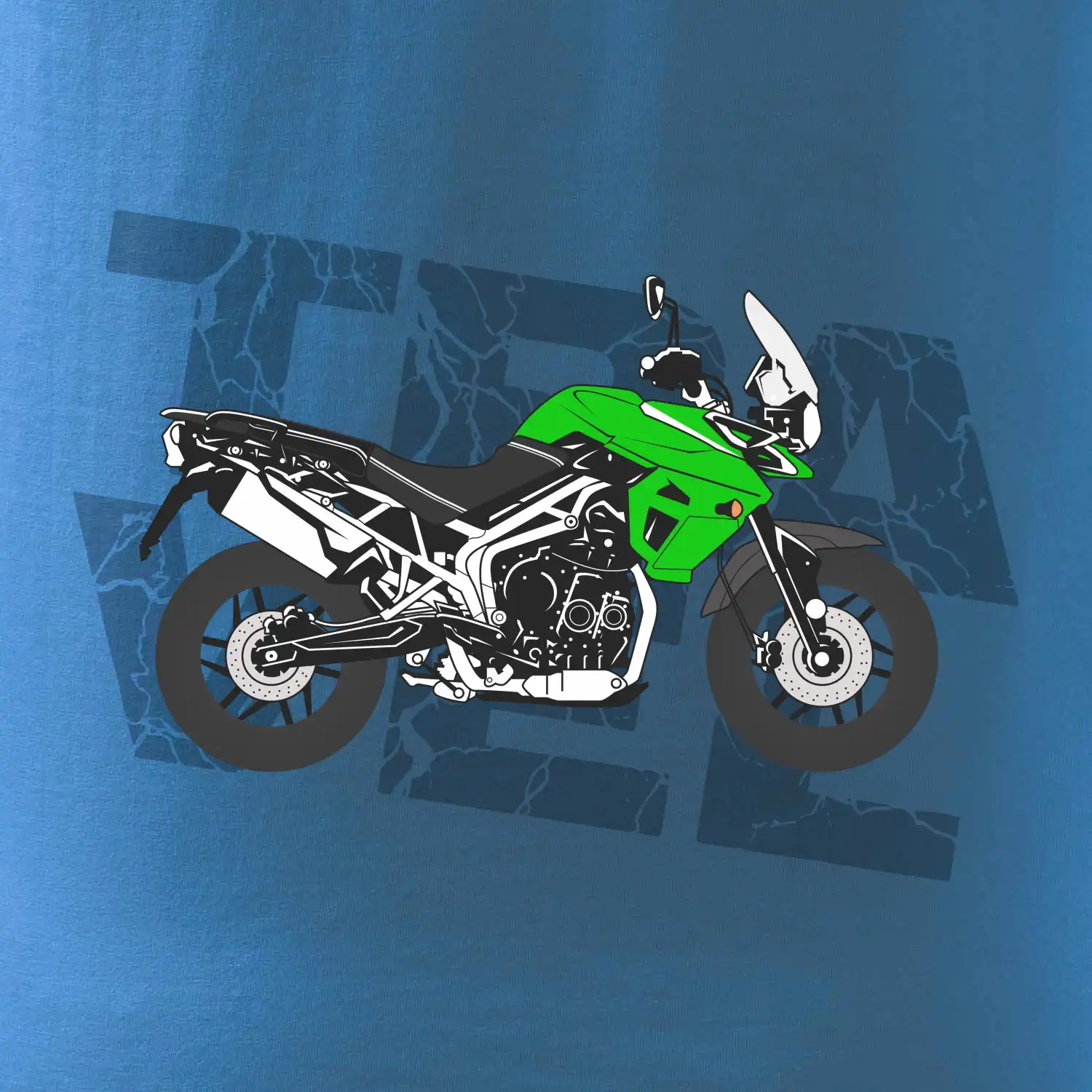 Cestovní enduro zelená