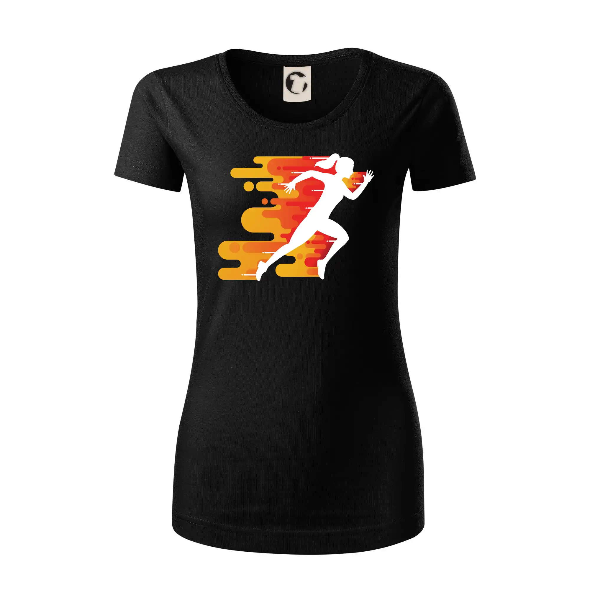 Běhání - oranžová žena